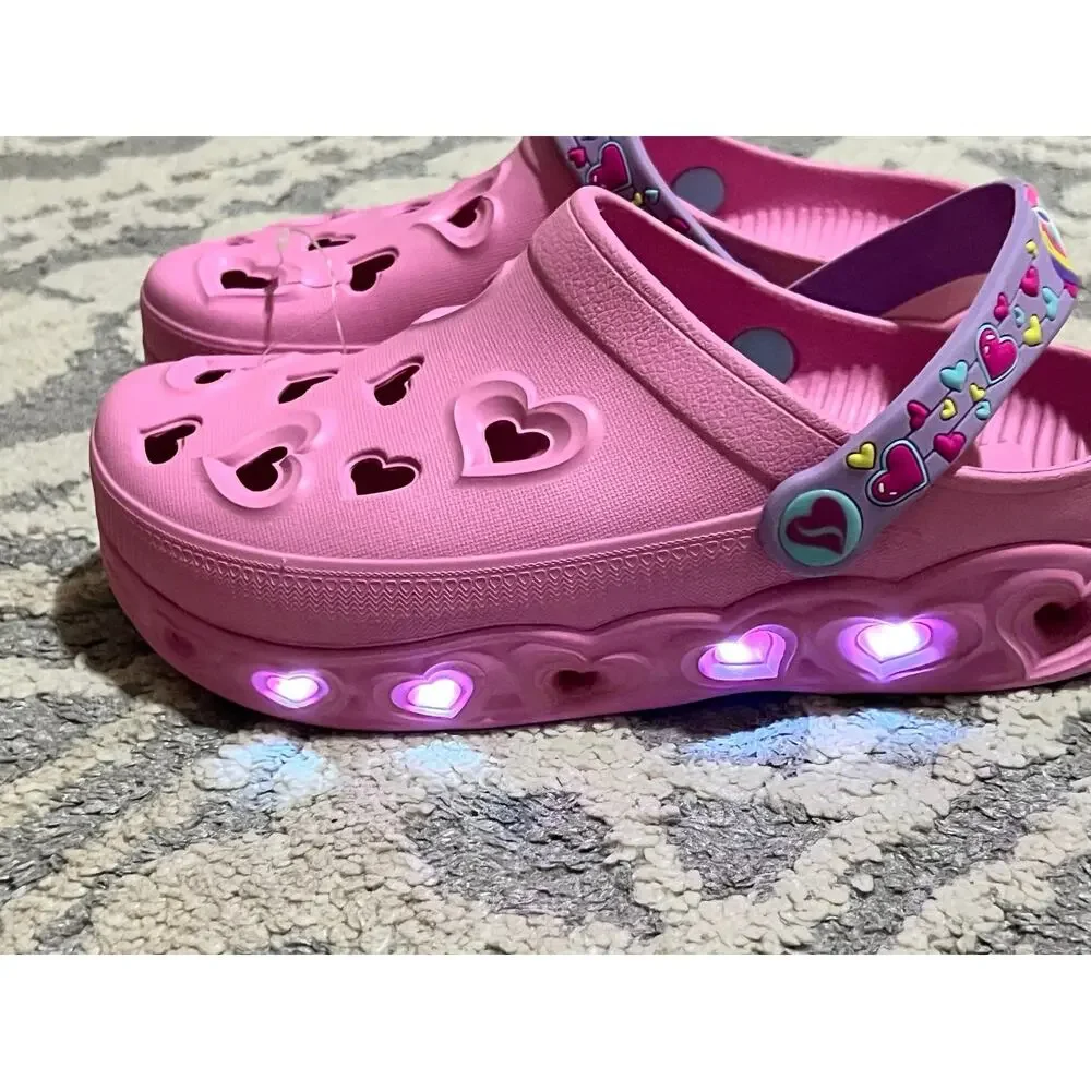 NEW❤️Sketcher LIGHT HEARTED-UNICORNS & SUNS Clog Shoes sz3